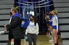 VB Inter squad match  Volleyball seniors Casey Dinga (#19) and Maggie Shafer (#6) are honored by the team during Senior Day festivities prior to their inter-squad match. : VB Intersquad, inter squad, inter-squad